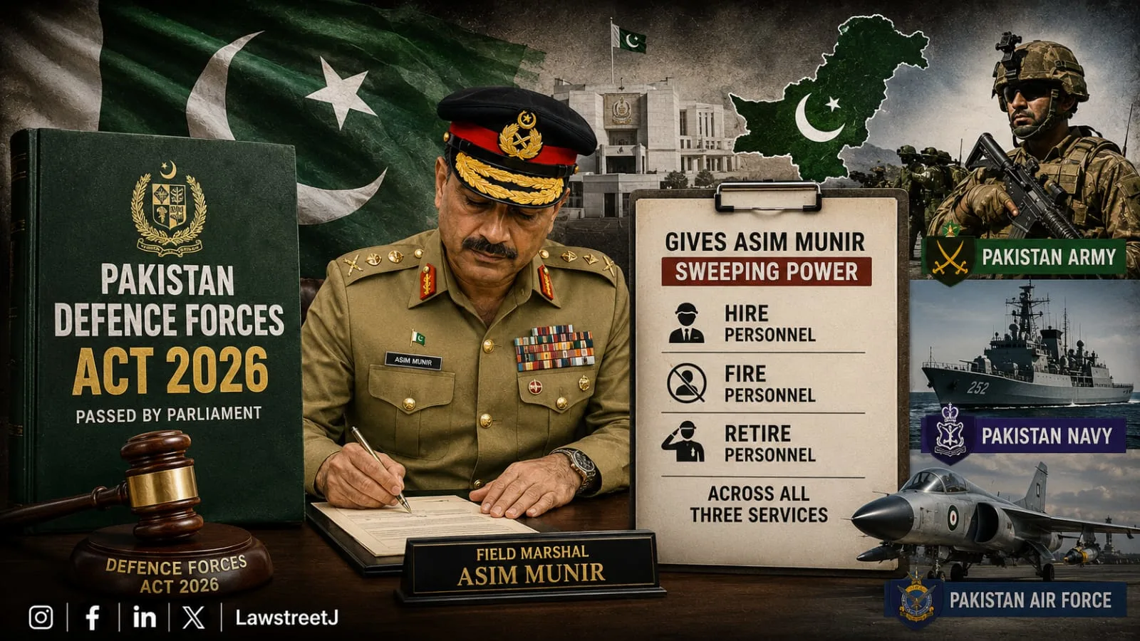 Pakistan Passes Defence Forces Act 2026