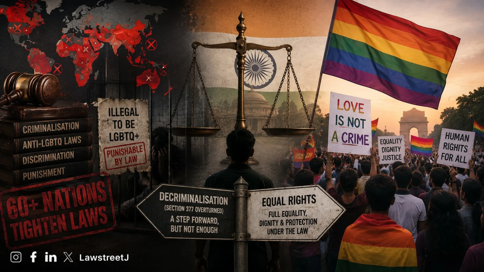 As 60+ Nations Tighten Anti-LGBTQ Laws, India Remains Caught Between Decriminalisation and Equal Rights