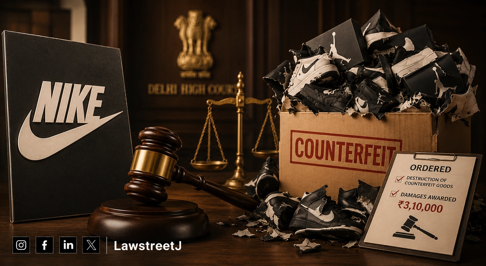 Saket Court Orders Traders To Pay ₹3.1 Lakh Damages For Selling Counterfeit Nike Products
