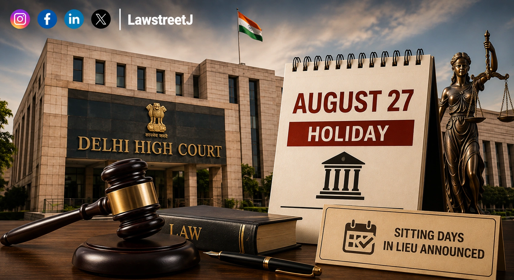 Delhi High Court Declares 27th August As Holiday