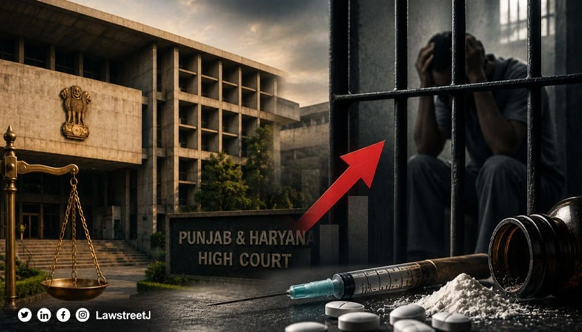 Punjab & Haryana HC Flags 83% Rise In Drug-Dependent Inmates After Jail Entry
