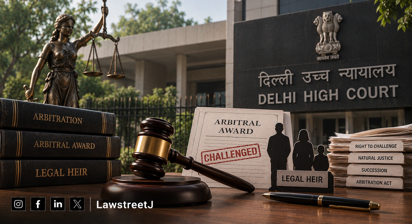 Legal Heir Can Challenge Arbitral Award Under Section 34 Even If Not Heard Delhi High Court