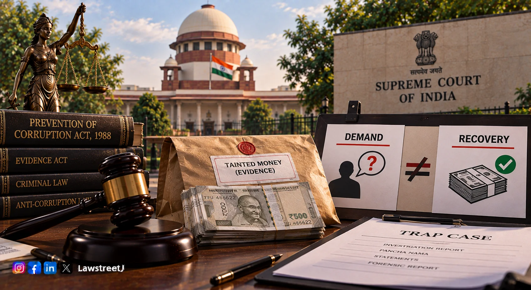 Mere Recovery Of Tainted Money Cannot Prove Bribe Demand: SC [Read Judgment]