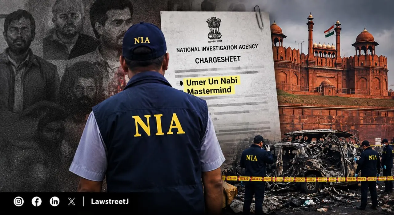 NIA Chargesheet Names Umer Un Nabi as Mastermind of November 2025 Red Fort Blast