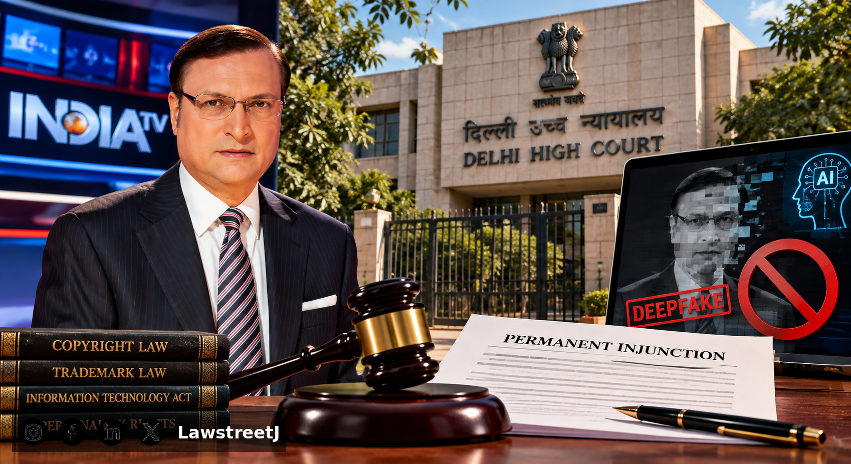 Delhi HC Protects Rajat Sharmas Personality Rights Restrains AI Deepfakes