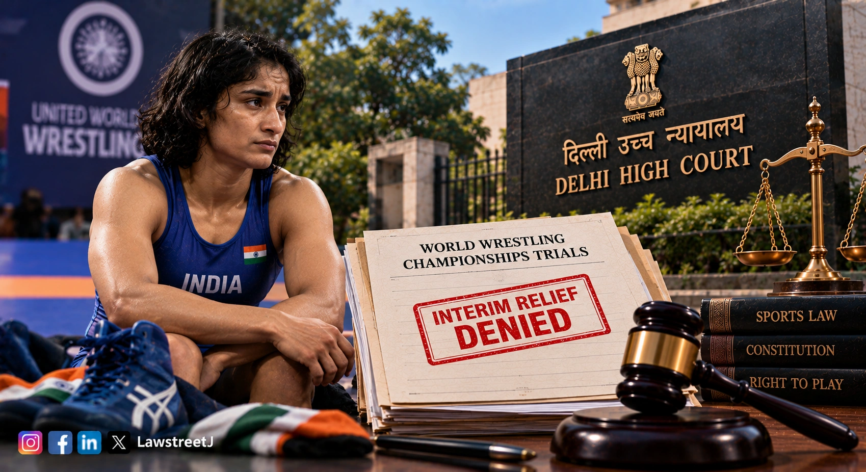Delhi HC Denies Vinesh Phogat Interim Relief To Compete In World Championship Trials