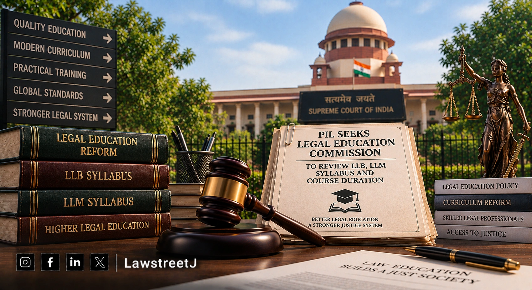 PIL in SC Seeks Legal Education Commission To Review LLB, LLM Syllabus And Course Duration