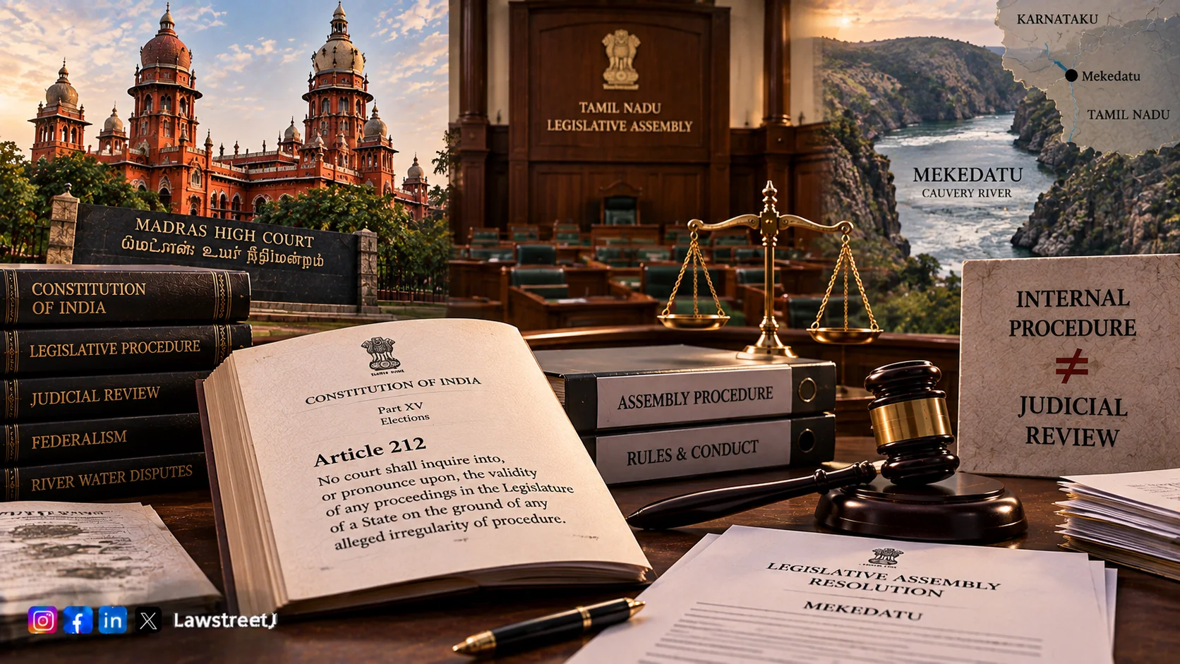 Article 212 Bars Challenge To Internal Assembly Procedure: Madras HC [Read Order]