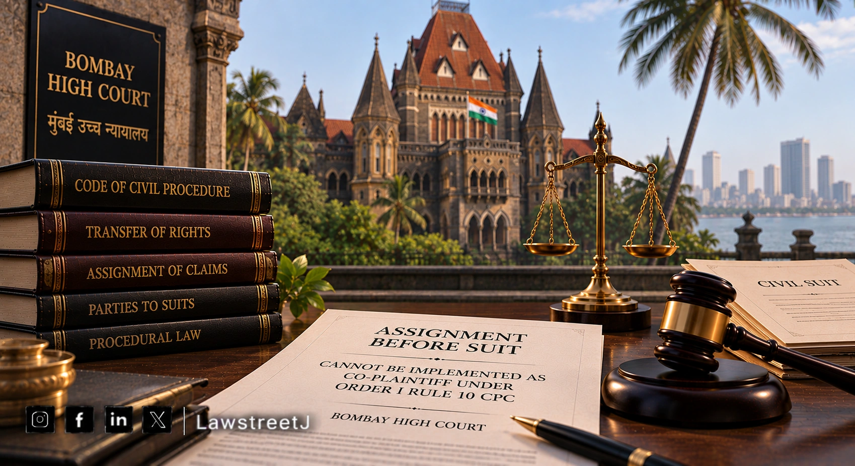 Pre-Suit Assignee Cannot Be Impleaded As Co-Plaintiff Under Order I Rule 10 CPC: Bombay HC [Read Judgment]