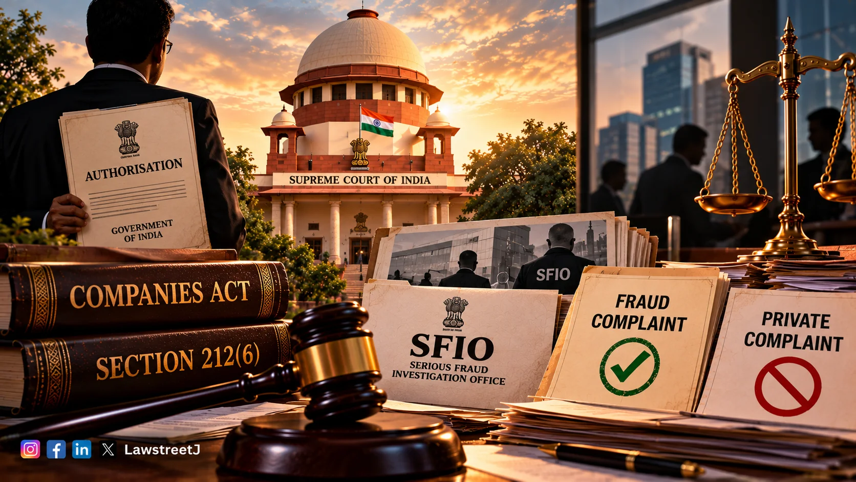 centre-can-authorise-officer-to-file-companies-act-fraud-complaint-alongside-sfio-sc