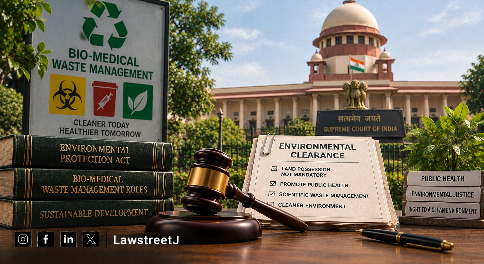 Land Procurement Not Mandatory To Initiate Bio-Medical Waste Clearances: SC