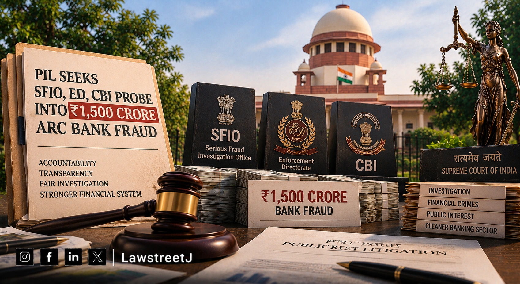 PIL In Supreme Court Seeks SFIO ED CBI Probe Into Rs 1500 Crore ARC Bank Fraud