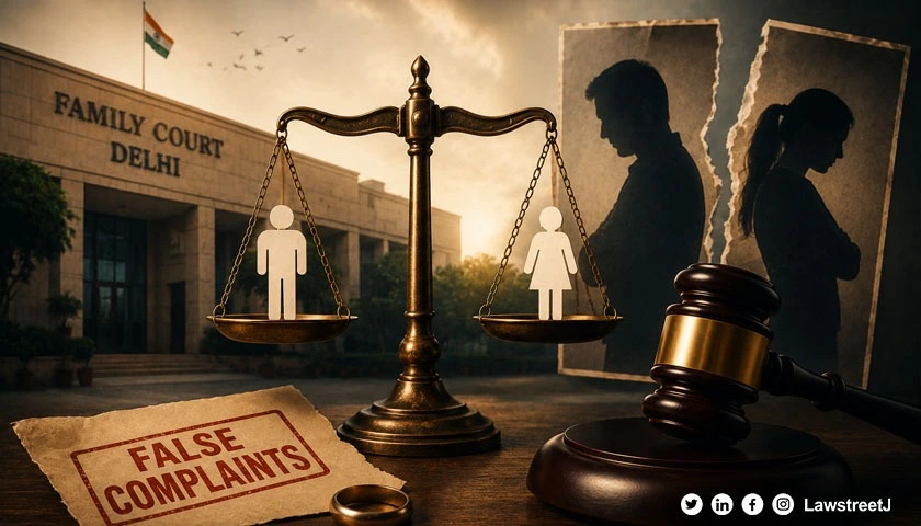 In Under a Year Delhi Family Court Grants Divorce Holds False Complaints Against Spouse Amount to Cruelty