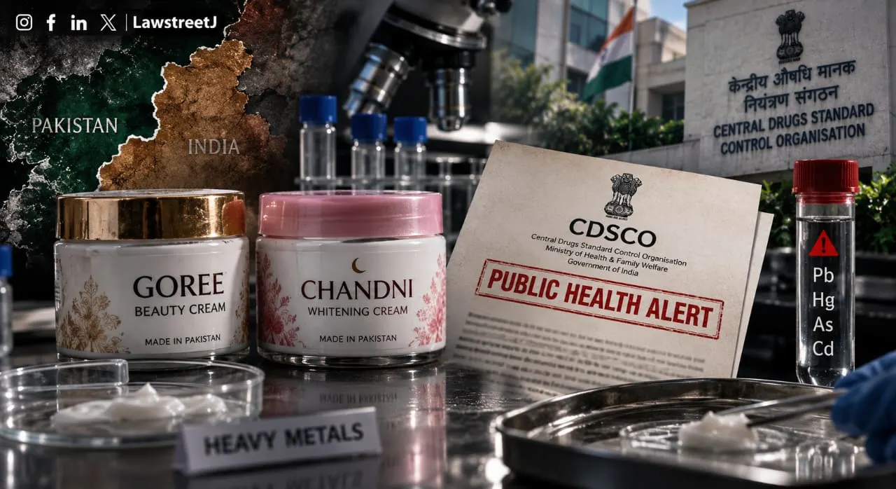 India's Drug Regulator Flags Two Pakistan-Made Whitening Creams Over Excessive Heavy Metals