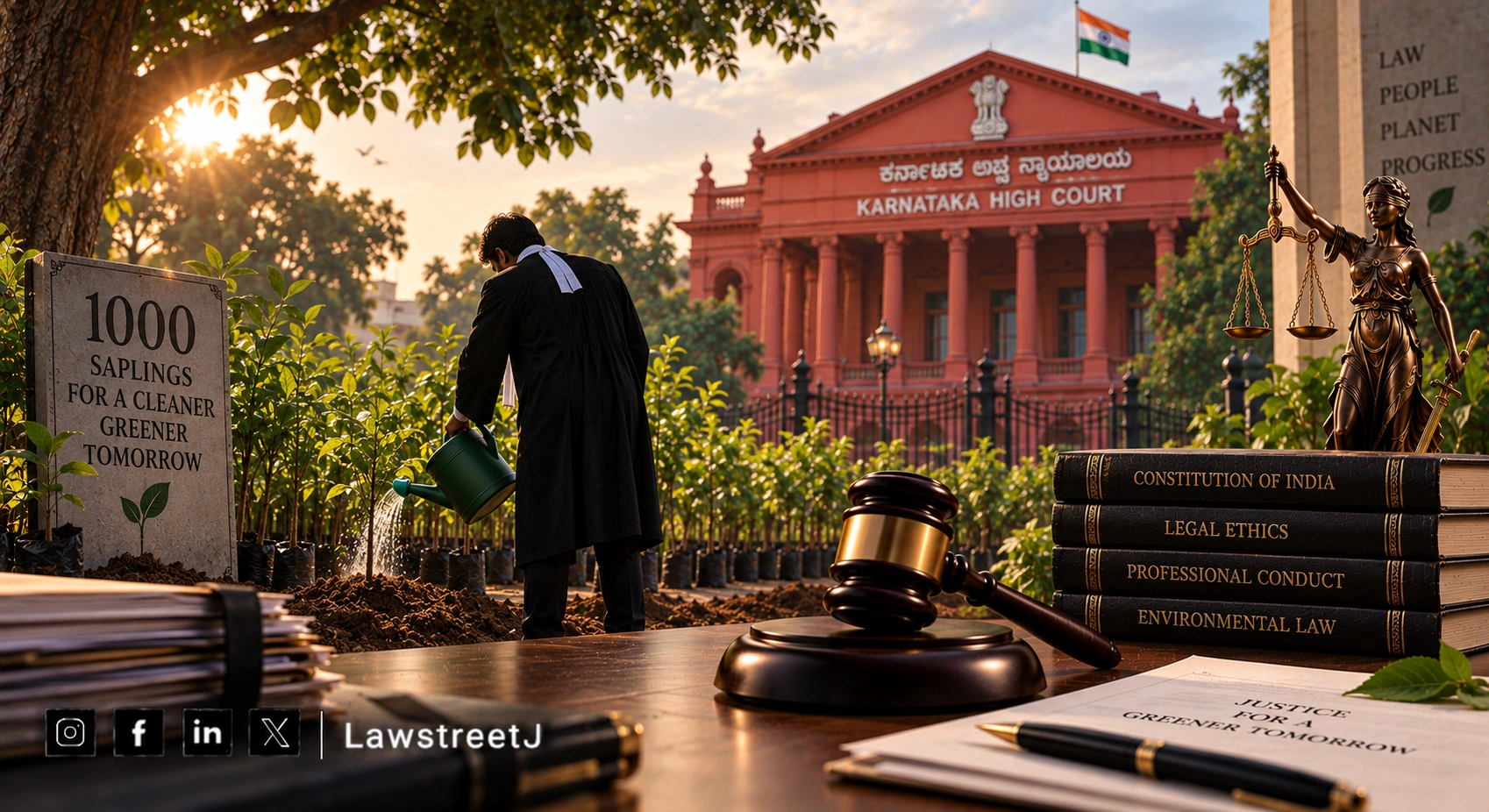 Karnataka HC Directs Advocate To Plant 1,000 Fruit-Bearing Saplings After Apology [Read Order]