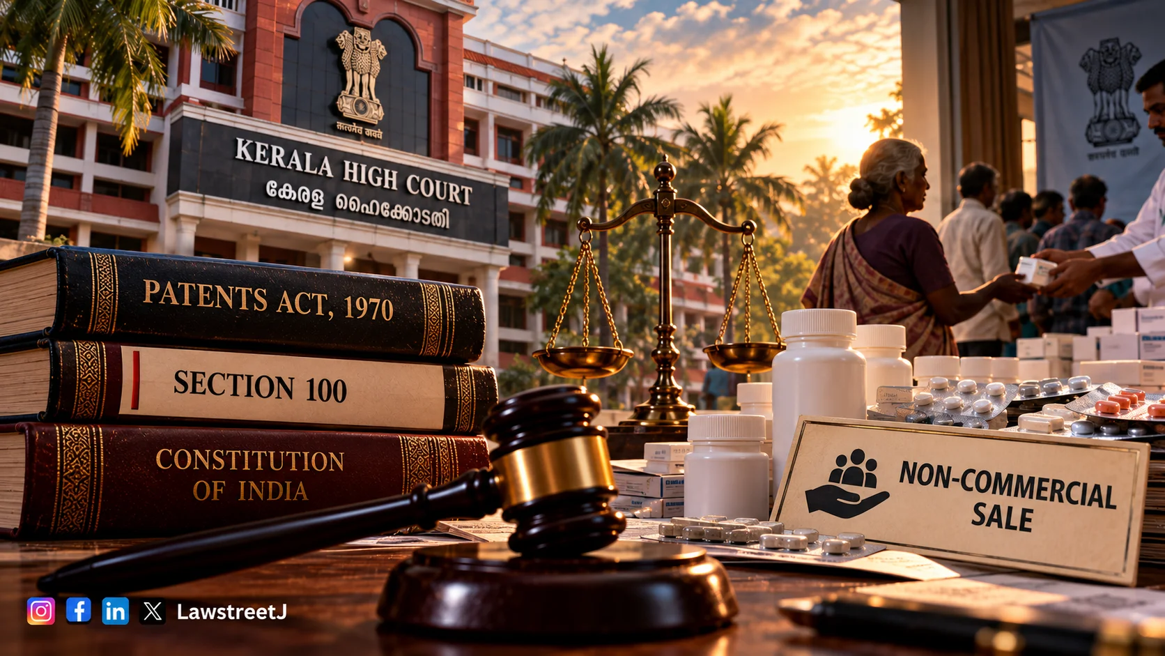 Section 100 Patents Act Allows Government To Sell Patented Drugs To Needy Patients: Kerala HC [Read Judgment]