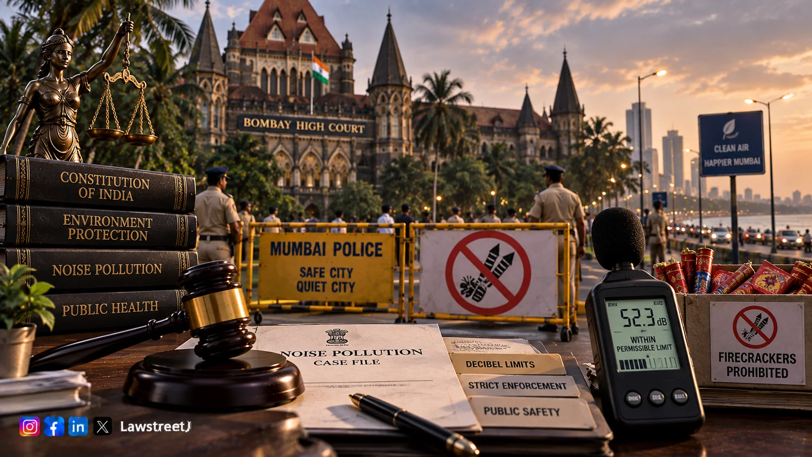Bombay HC Bans Firecrackers On Public Streets, Orders Strict Noise Pollution Enforcement [Read Order]