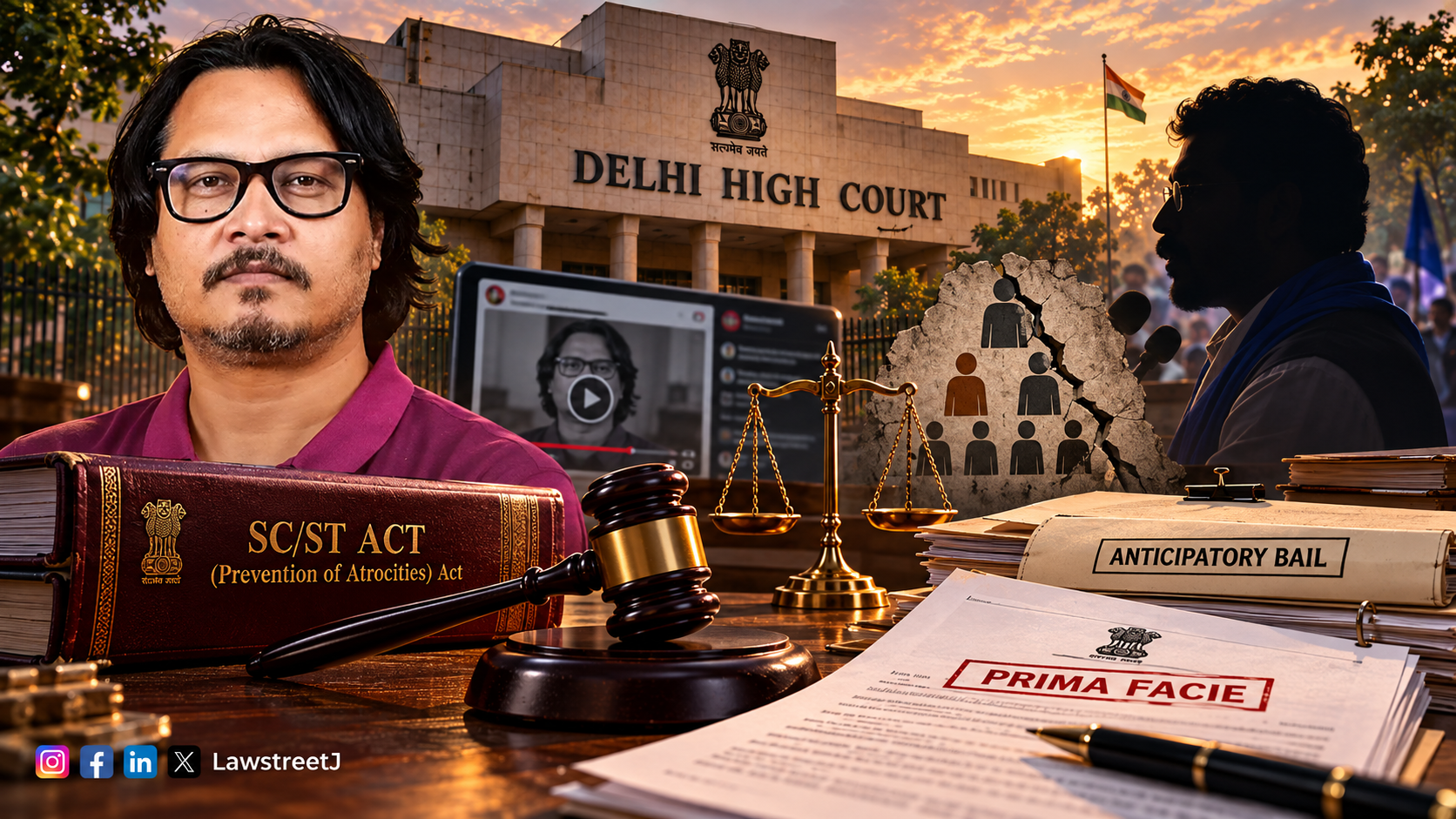 Delhi HC Denies Anticipatory Bail To Ajeet Bharti In SCST Act Case