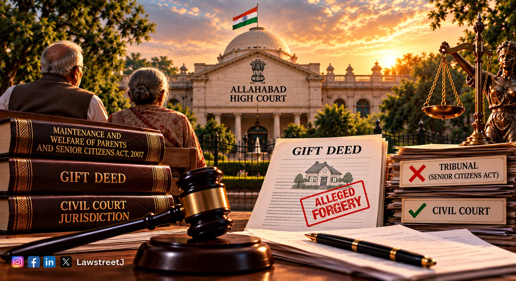 Senior Citizens Tribunal Cannot Decide Forgery Claims Over Gift Deeds Allahabad HC