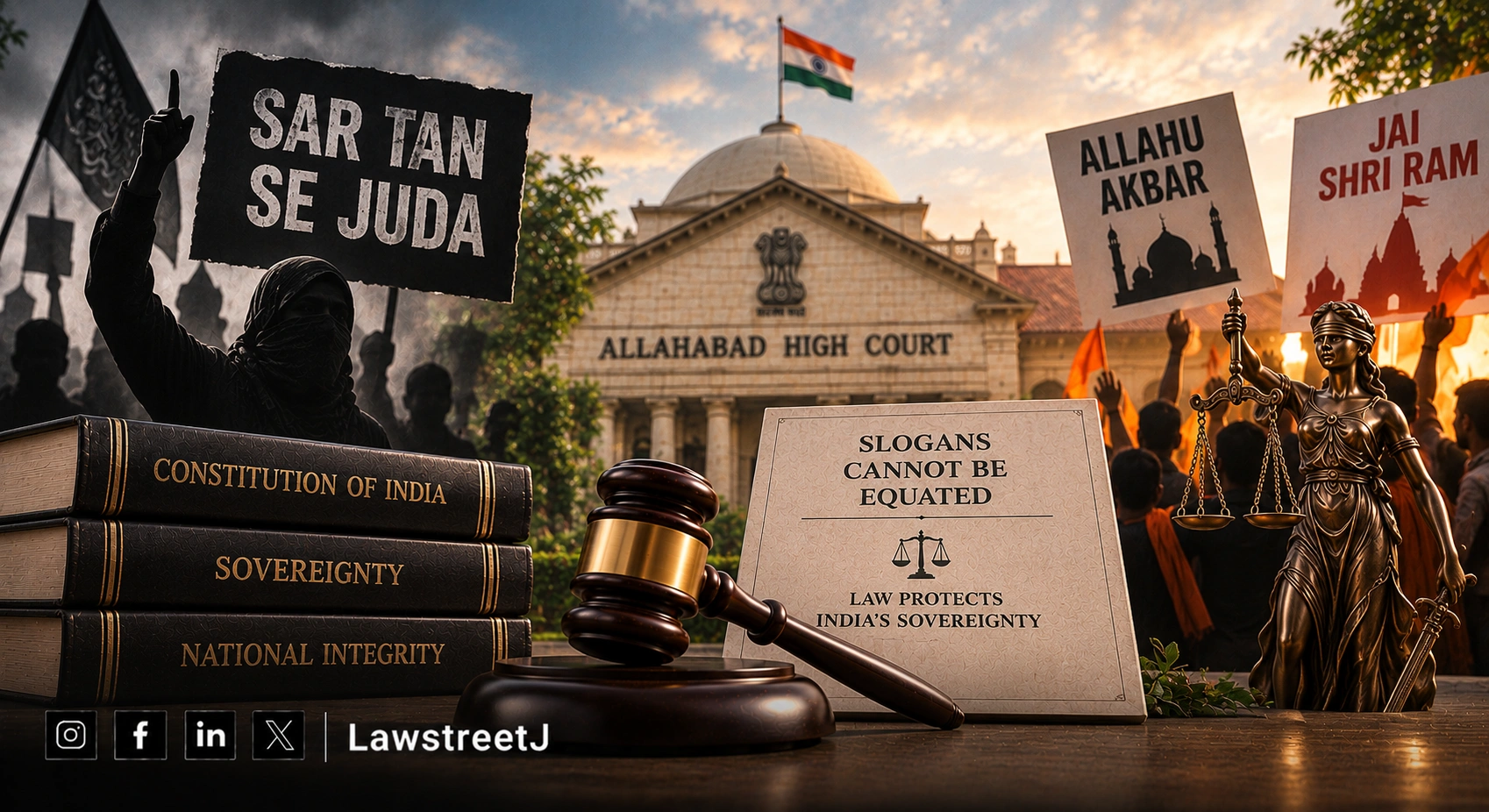 ‘Sar Tan Se Juda’ Cannot Be Equated With ‘Jai Shri Ram’, ‘Allahu-Akbar’: Allahabad HC