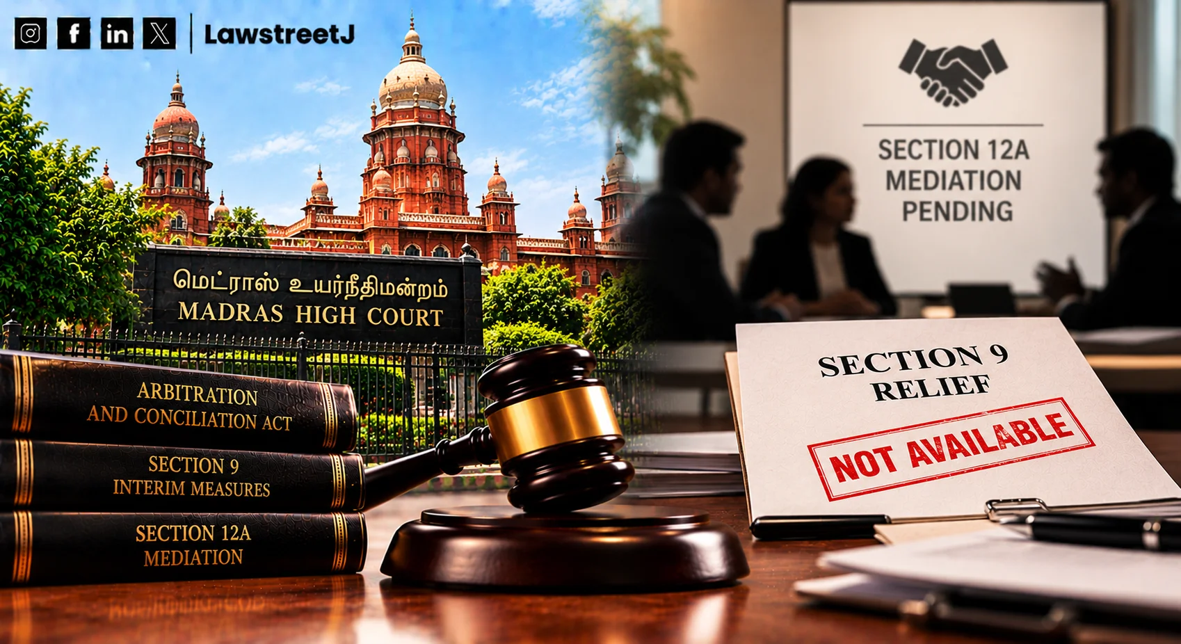 Section 9 Relief Not Available While Section 12A Mediation Is Pending Madras HC