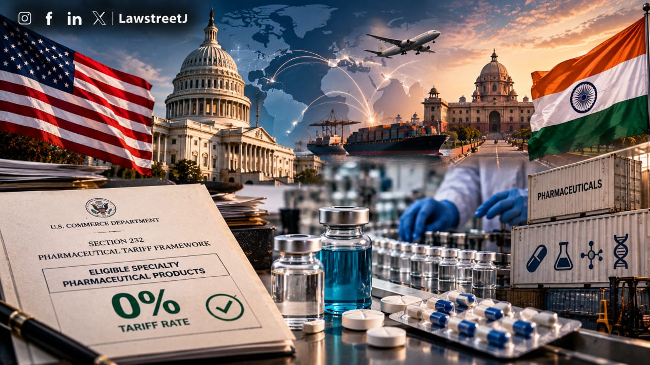 United States Exempts India and 19 Other Nations from 100% Tariff on Specialty Pharmaceuticals
