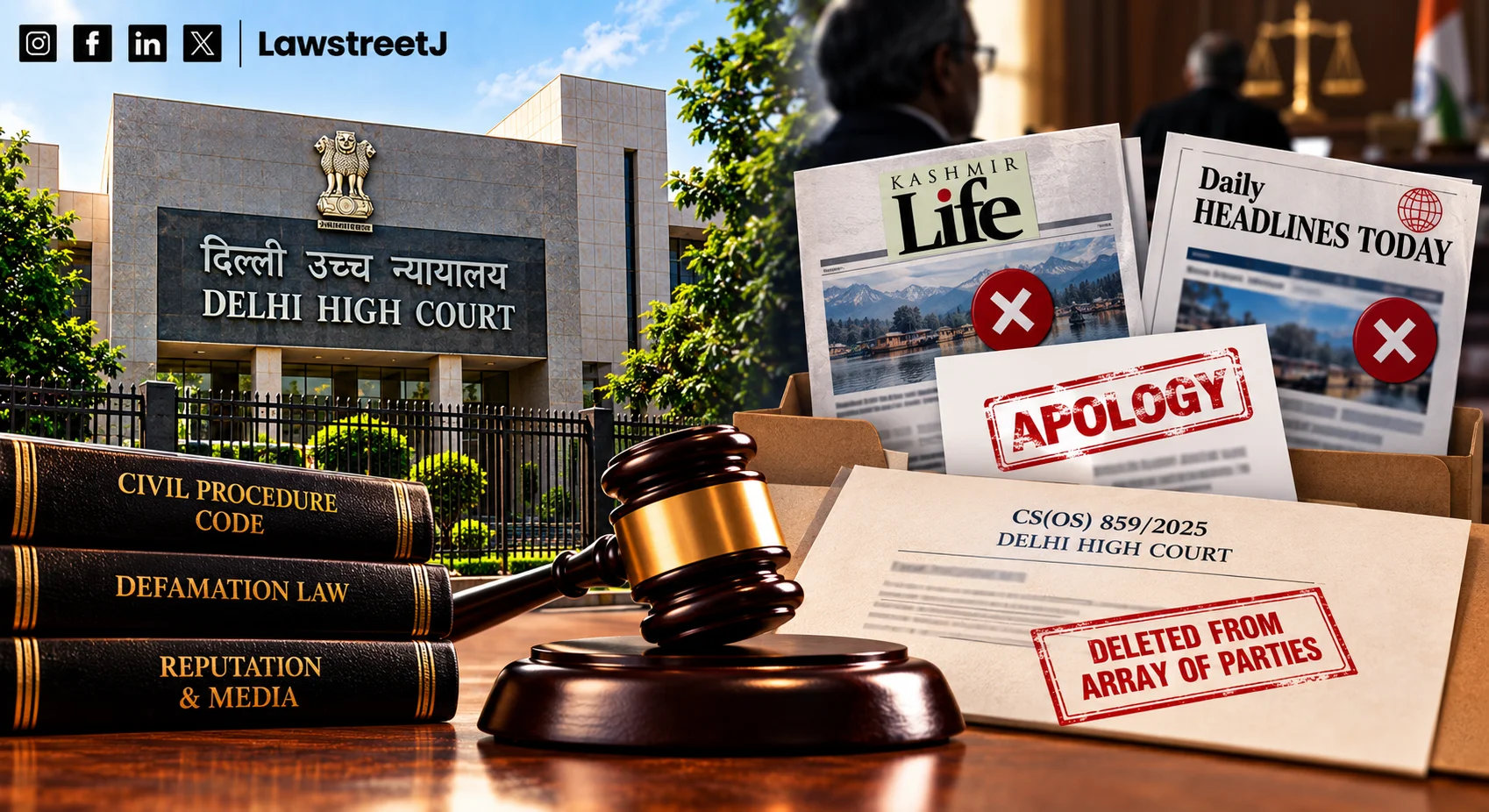Delhi HC Deletes Kashmir Life Daily Headlines Today From Arun Mehta Defamation Case After Apology