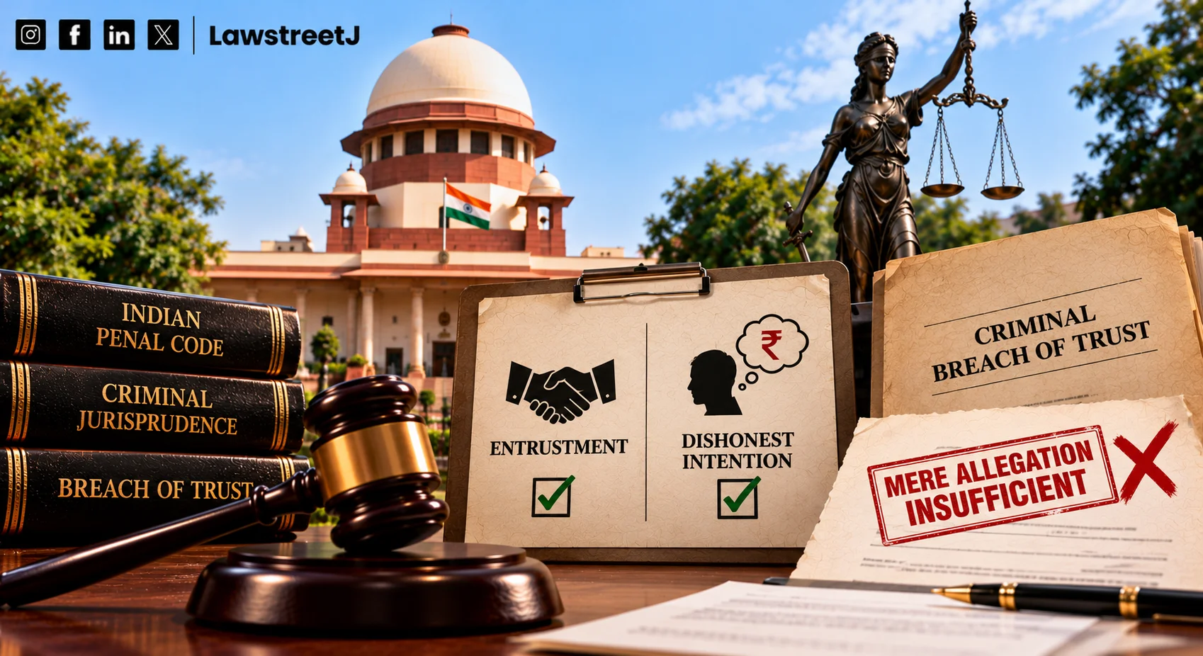 Entrustment And Dishonest Intention Must Be Proved To Convict For Criminal Breach Of Trust Supreme Court