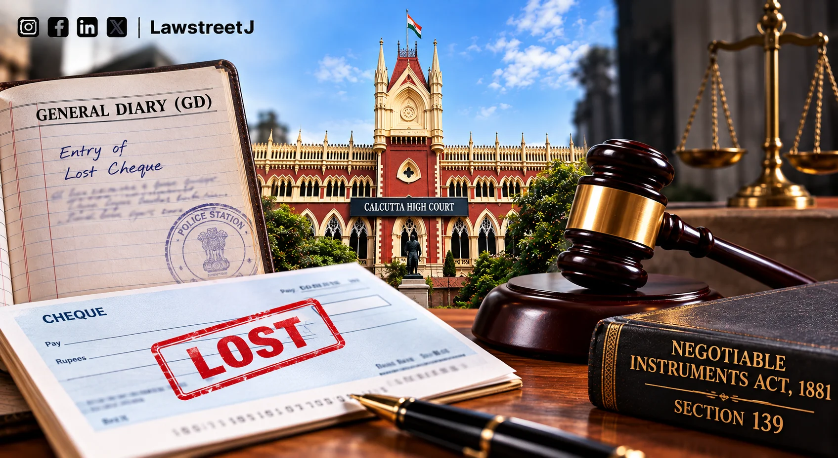 mere-gd-entry-of-lost-cheque-insufficient-to-rebut-section-139-ni-act-presumption-calcutta-hc