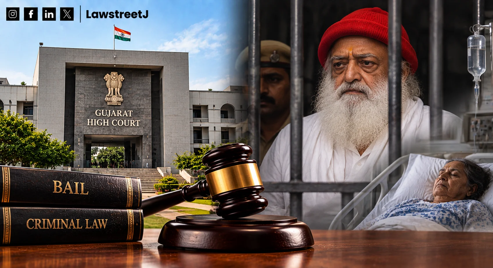 Gujarat HC Denies Asharam Temporary Bail To Meet Hospitalised Wife