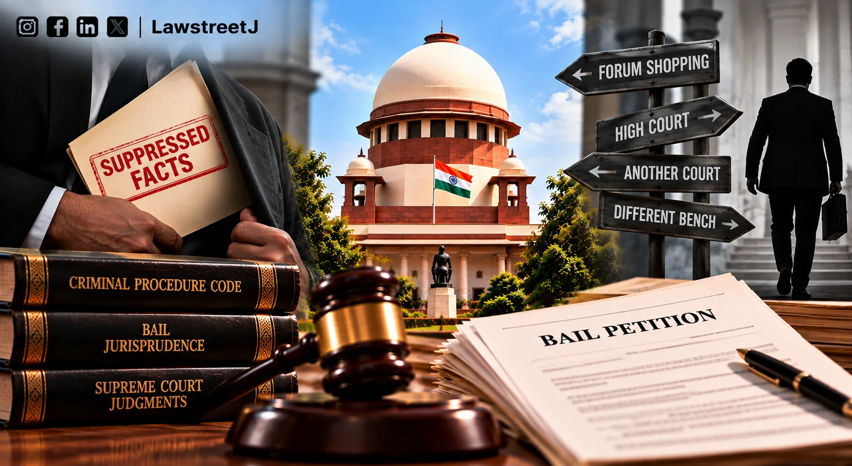 bail-petition-cannot-be-pursued-by-suppressing-material-facts-and-resorting-to-forum-shopping-sc