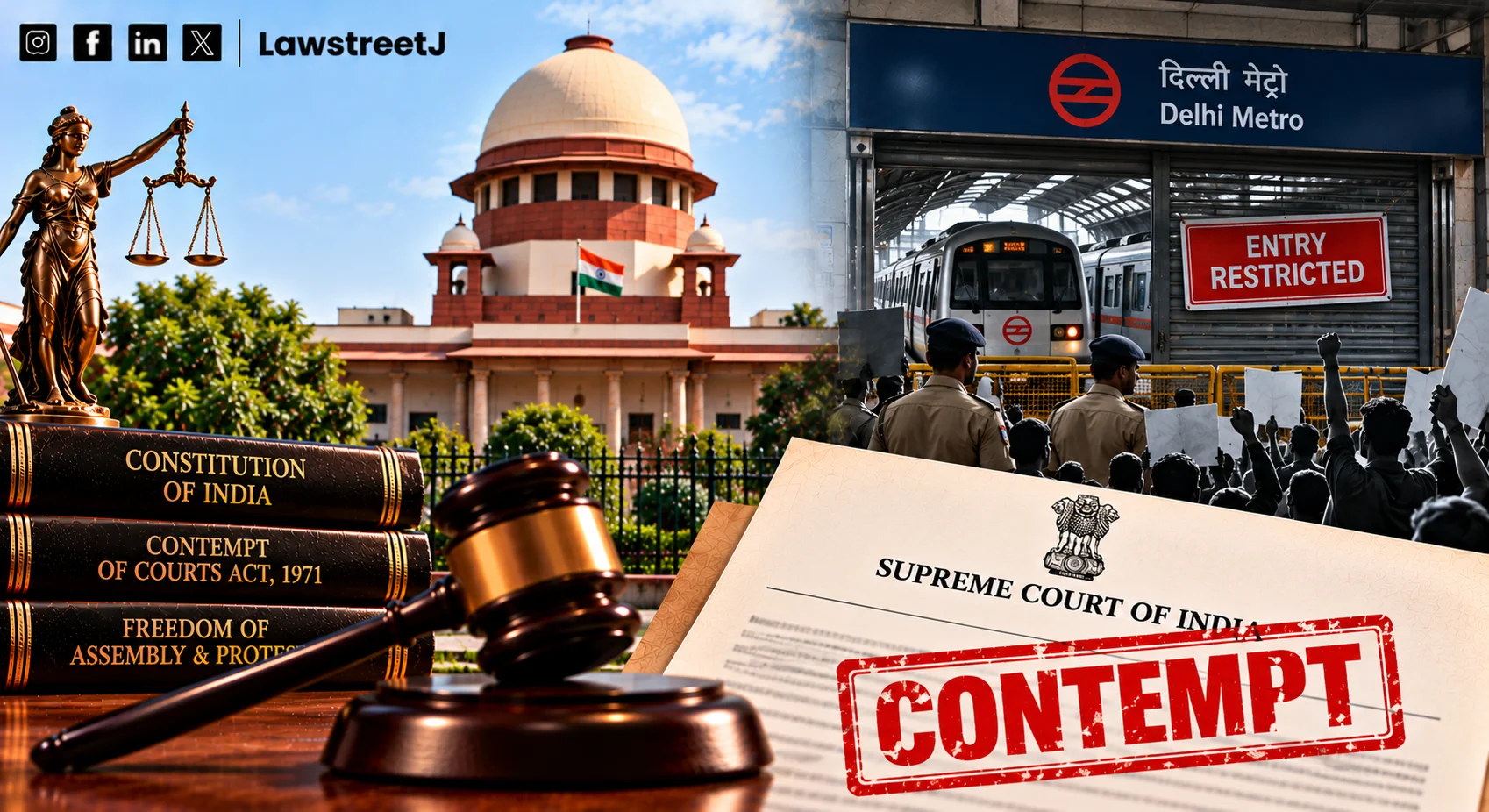 Supreme Court Issues Contempt Notice Over Alleged Violation Of Metro Restrictions Order Directs Free Movement