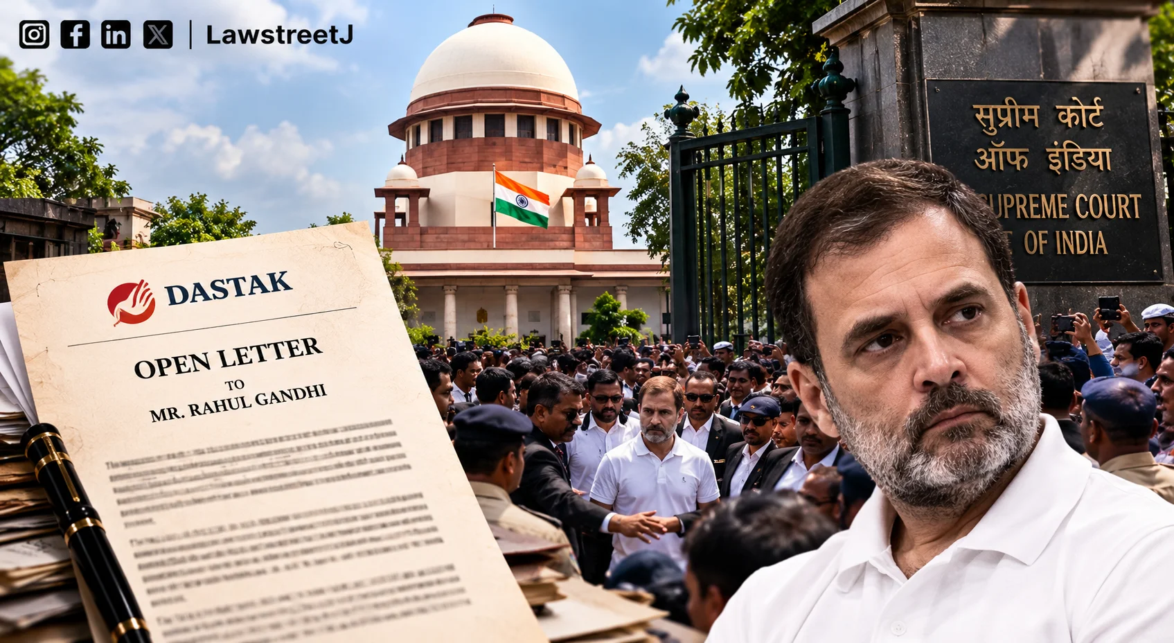 DASTAK Seeks Public Apology From Rahul Gandhi Over October 12 Supreme Court Episode