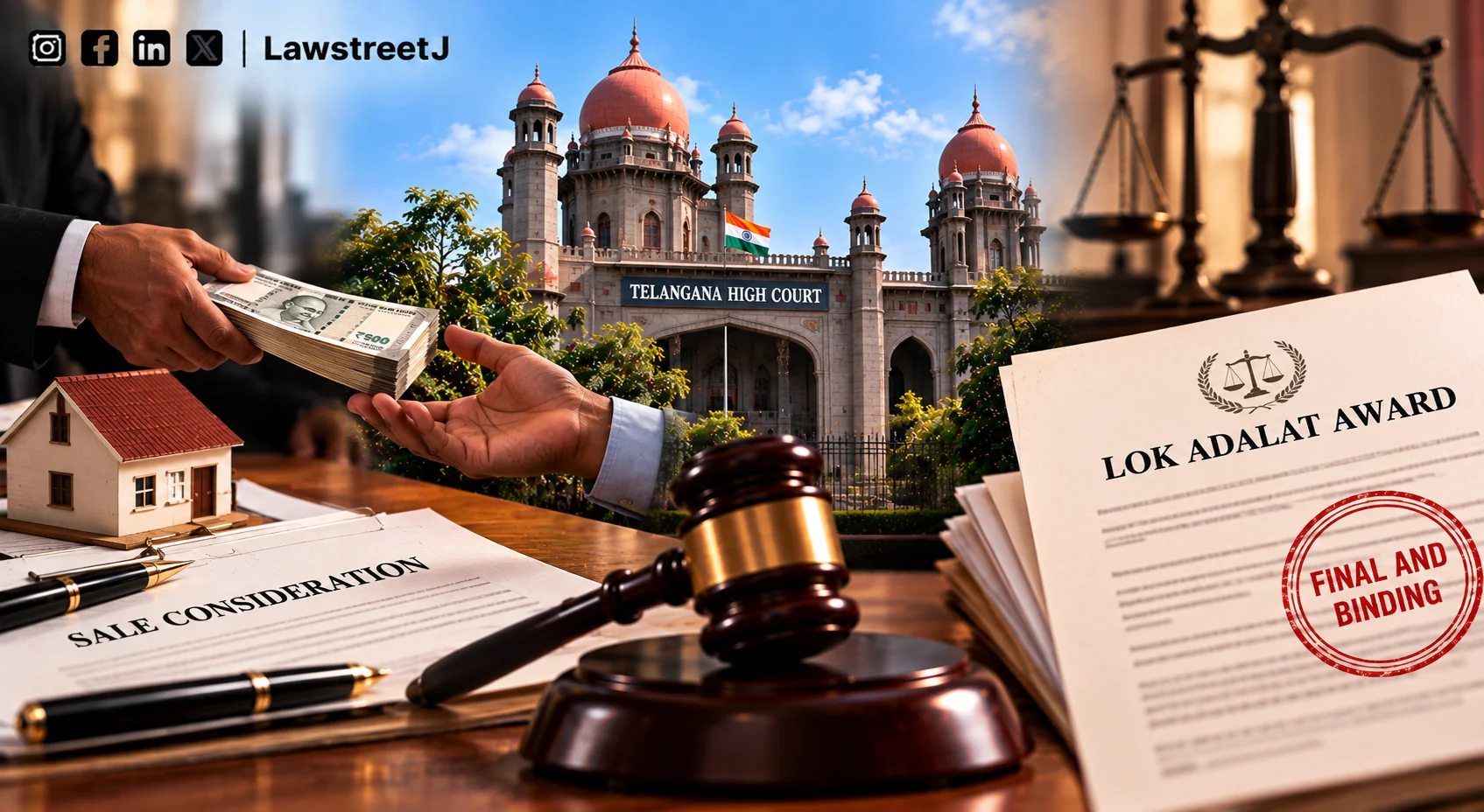 parties-who-retain-sale-consideration-cannot-challenge-lok-adalat-award-telangana-hc