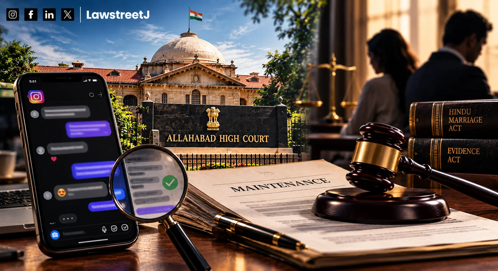 Can Unverified Instagram Chats Prove A Wife Is Living In Adultery To Deny Maintenance Allahabad HC Answers