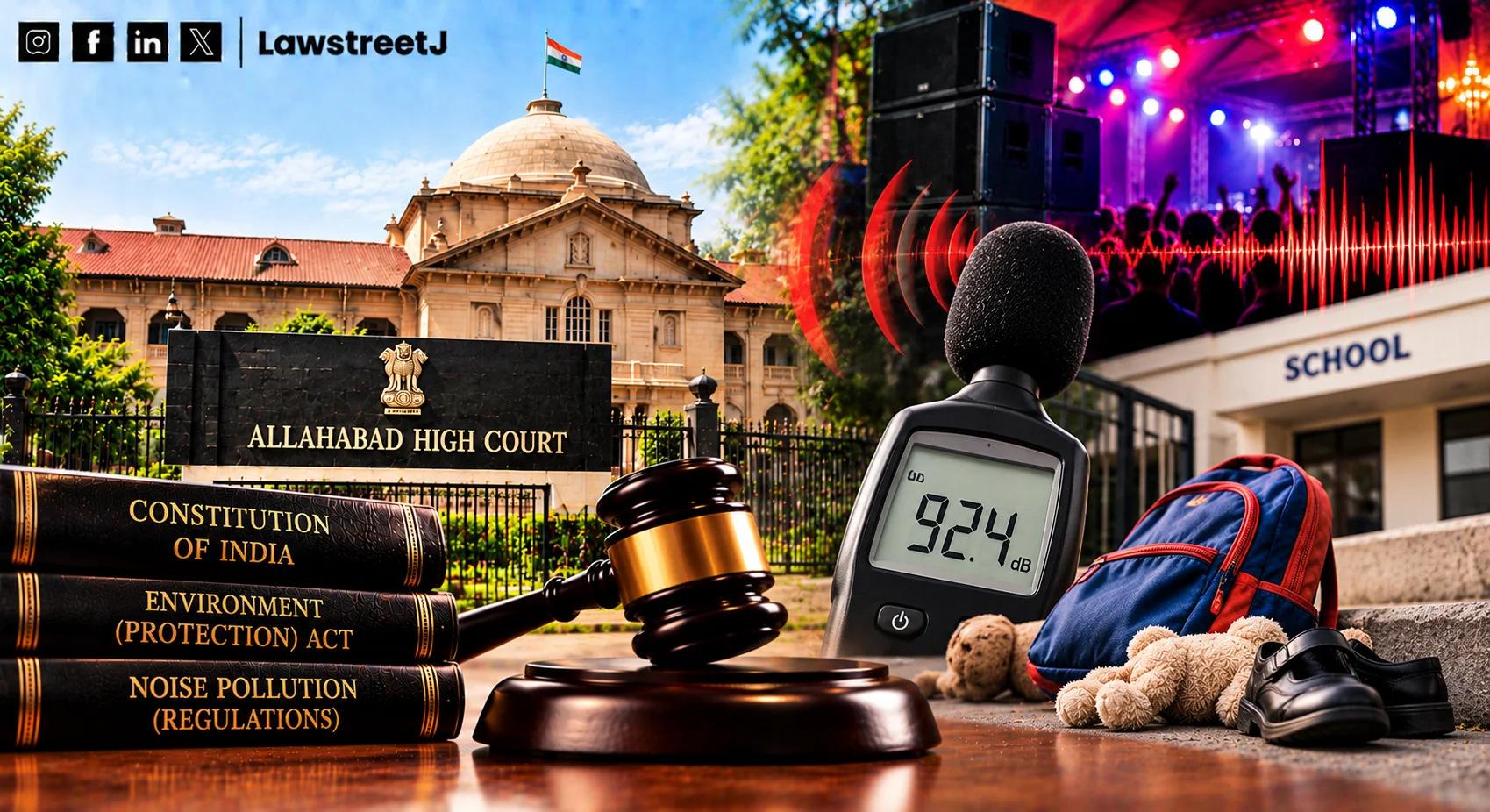 Allahabad HC Orders Suo Motu PIL On Noise Pollution After Class II Girls Death