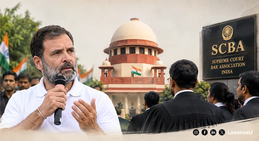 SC Is Not A Platform For Demonstrating Political Influence SCBA Members On Rahul Gandhis March