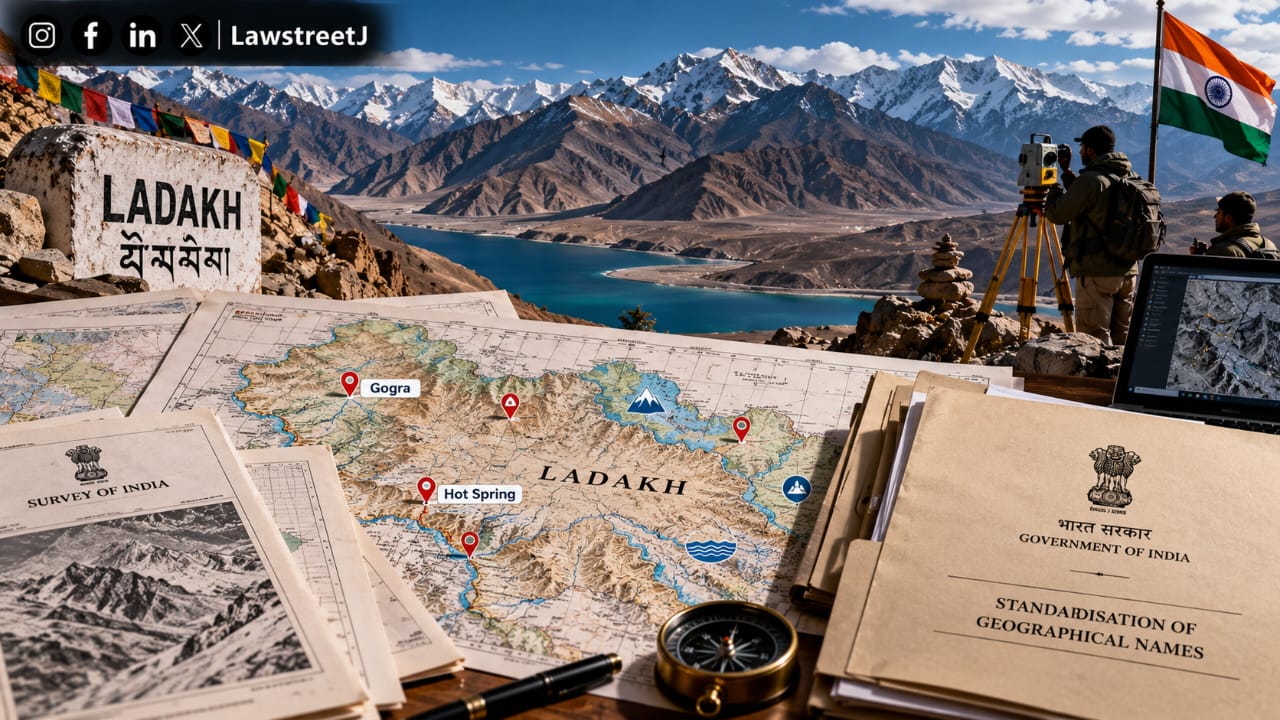 Centre Standardises Names of 28 Geographical Features in Ladakh for Official Maps